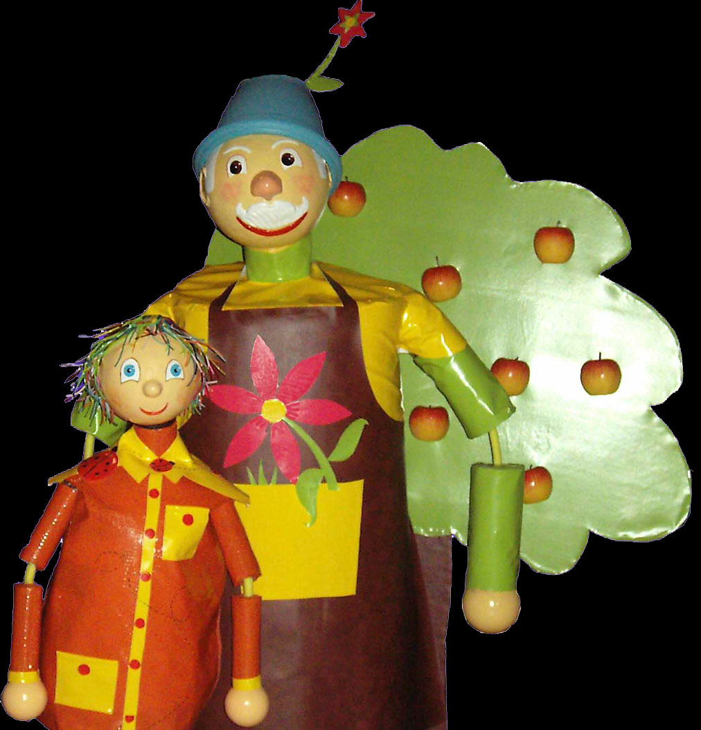 Jean-Petit et son papi Célestin