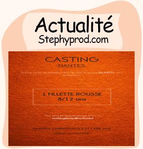 Actualité Casting Clip Fillette Rousse Nantes pour les enfants et les bébés.