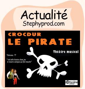Actualité Crocdur le Pirate Festival des Mômes 2016 pour les enfants et les bébés.