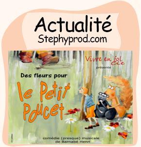 Actualité Des fleurs pour le Petit Poucet au festival d'Avignon 2016 pour les enfants et les bébés.