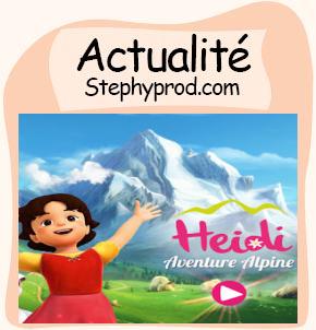 Actualité L'application Heidi, Aventure Alpine est disponible gratuitement pour les enfants et les bébés.