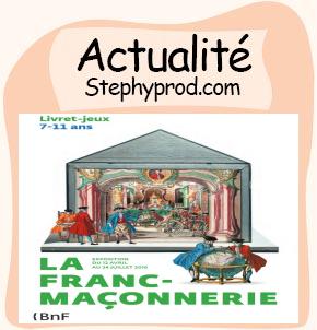 Actualité Livret jeux, la franc maçonnerie à la BNF pour les enfants et les bébés.