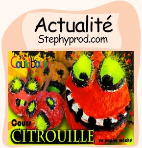 Actualité Pour Halloween crée ta citrouille en papier mâché pour les enfants et les bébés.