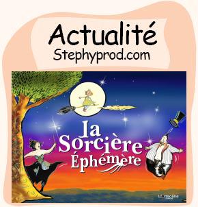 Actualité La Sorcière Ephémère, festival Off d'Avignon 2016, spectacle enfant pour les enfants et les bébés.