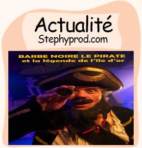 Actualité Barbe Noire le pirate et la légende de l'île d'or à Paris pour les enfants et les bébés.