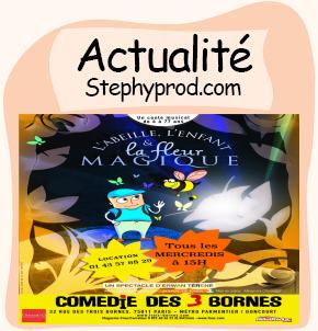 Actualités Théâtre enfants. Sélection Stephyprod pour les enfants et la famille.