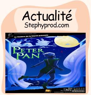 Actualité Spectacle Peter Pan pour les enfants et les bébés.