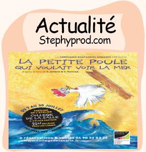 Actualité La petite poule qui voulait voir la mer, spectacle enfant festival d'Avignon pour les enfants et les bébés.