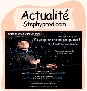 Actualité Zygomagique ! Spectacle de Magie pour enfants pour les enfants et les bébés.