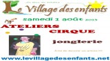 Les animations aux village des enfants