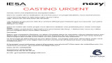 Recrutement court métrage etudiant