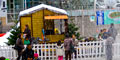 Noël, charléty sur neige, un chalet à Paris pour les fêtes de Noël.