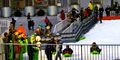 Stade Charléty. Charléty sur neige 2008. La piste de luge.