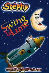Spectacle enfants de stéphy swing la lune un conte musical pour les jeunes enfants.
