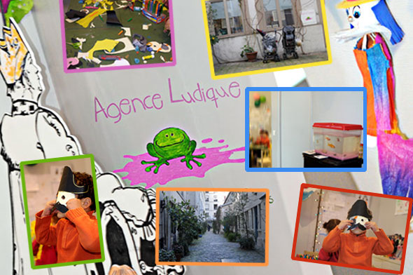 L'agence Ludique, une photo extérieure de cet espace à Paris où les enfants découvrent des activités artistiques toutes plus intéressantes les unes que les autres.