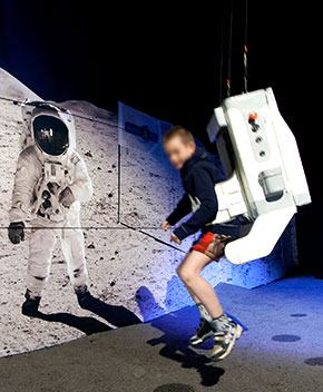 Une sortie pour les enfants, La Cité de l'Espace à Toulouse.