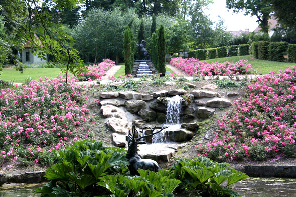 Une sortie pour les enfants, Le Potager des Princes, le parc.