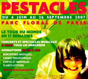 festival enfant. La programmation de tout le festival spectacles enfants du parc floral de Paris au bois de Vincennes