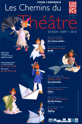 Spectacle pour enfants &agrave; Ivry sur seine. l'affiche et la programmation des spectacles jeune public du Th&eacute;&acirc;tre d&rsquo;Ivry Antoine Vitez.