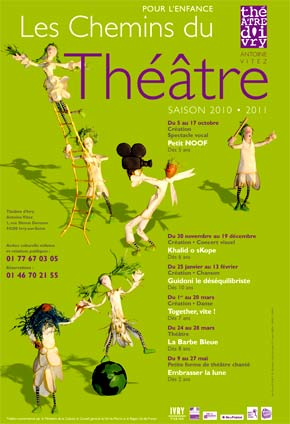 Spectacle pour enfants &agrave; Ivry sur seine. l'affiche et la programmation des spectacles jeune public du Th&eacute;&acirc;tre d&rsquo;Ivry Antoine Vitez.