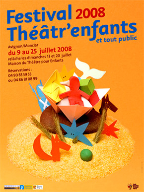 Le festival pour enfants. l'affiche et la programmation des Spectacles jeune public du festival.