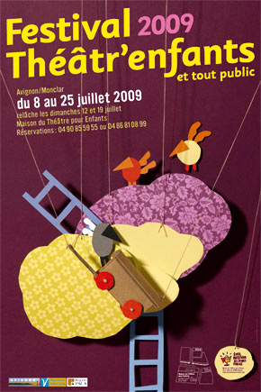 Le festival pour enfants. l'affiche et la programmation des Spectacles jeune public du festival.