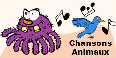 Chansons pour les enfants sur les animaux.