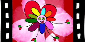 Mini karaoké pour enfant de la chanson La Fleur de toutes les Couleurs, un petit clip musical gratuit de cette chanson pour les enfants en version dessins animés.