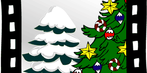 Dessin animé enfant Le Sapin de Noël.