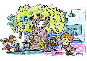 Cadeaux pour les enfants, une musique gratuite pour les enfants. T&eacute;l&eacute;charger une musique diff�rente chaque mois. T�l�charger aussi gratuitement les paroles et la partition de cette chanson de st&eacute;phy.