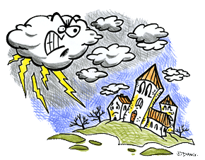 Cadeau pour les enfants, une musique gratuite. La chanson L'Orage.