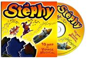 Disque enfant de stphy 10 ANS DE VOYAGE MUSICAL, vous pouvez couter tous les extraits de musique de ce CD