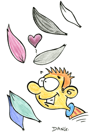 Une illustration pour les enfants de Dang, un coloriage gratuit pour enfants. Un cadeau de l'illustrateur de presse Dang, il est offert gratuitement sur coloriages pour enfants.com