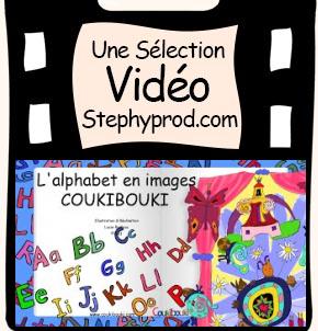 Vidéo Alphabet en images, un abécédaire en dessin animé pour les enfants et les bébés.