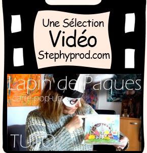 Vidéo Carte de vœux lapin de Pâques - Tutoriel pour les enfants et les bébés.