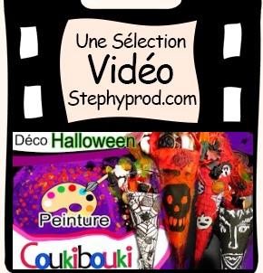 Vidéo Décoration Halloween poches à bonbons d'Halloween pour les enfants et les bébés.