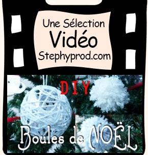 Vidéo Décoration de Noël - Les boules de Noël et les pompons de laine pour les enfants et les bébés.