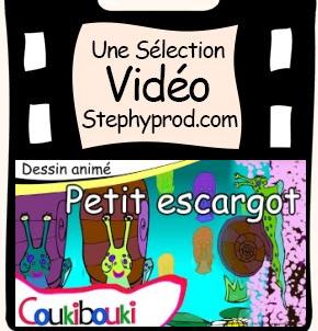 Vidéo Dessin animé de la comptine Petit Escargot pour les enfants et les bébés.