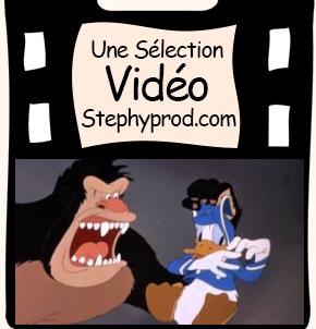 Vidéo Dessin animé Disney Donald Duck - Donald et le Gorille pour les enfants et les bébés.