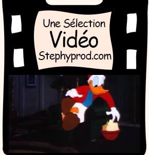 Vidéo Dessin animé Disney Donald - Une Partie de Pop-corn pour les enfants et les bébés.