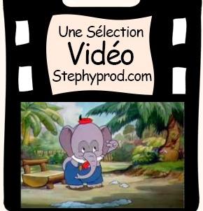 Vidéo Dessin animé Disney - Elmer l'Éléphant pour les enfants et les bébés.