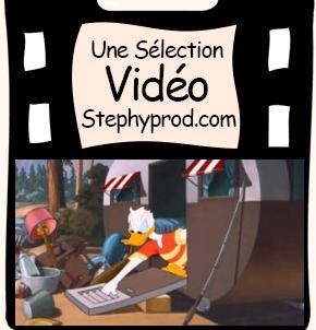 Vidéo Dessin animé Disney - La roulotte de Donald pour les enfants et les bébés.