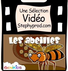 Vidéo Dessin animé éducatif Le secret des abeilles pour les enfants et les bébés.