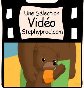 Vidéo Dessin animé Petit Ours Brun découvre la mer pour les enfants et les bébés.