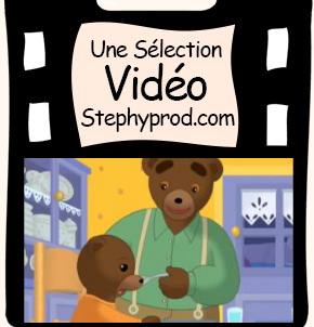 Vidéo Dessin animé Petit Ours Brun ne veut pas manger sa soupe pour les enfants et les bébés.