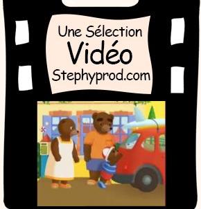 Vidéo Dessin animé Petit Ours Brun part en vacances pour les enfants et les bébés.