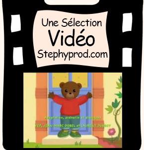 Vidéo Dessin animé Petit Ours Brun rentre à l'école pour les enfants et les bébés.