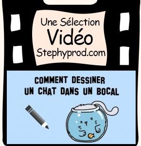 Vidéo Dessiner un chat dans un bocal à poisson pour les enfants et les bébés.