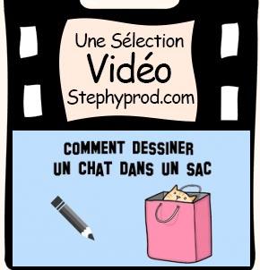 Vidéo Comment dessiner un chat dans un sac pour les enfants et les bébés.