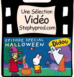 Vidéo Dessin animé Halloween, Didou, fantôme, sorcière et ogre pour les enfants et les bébés.